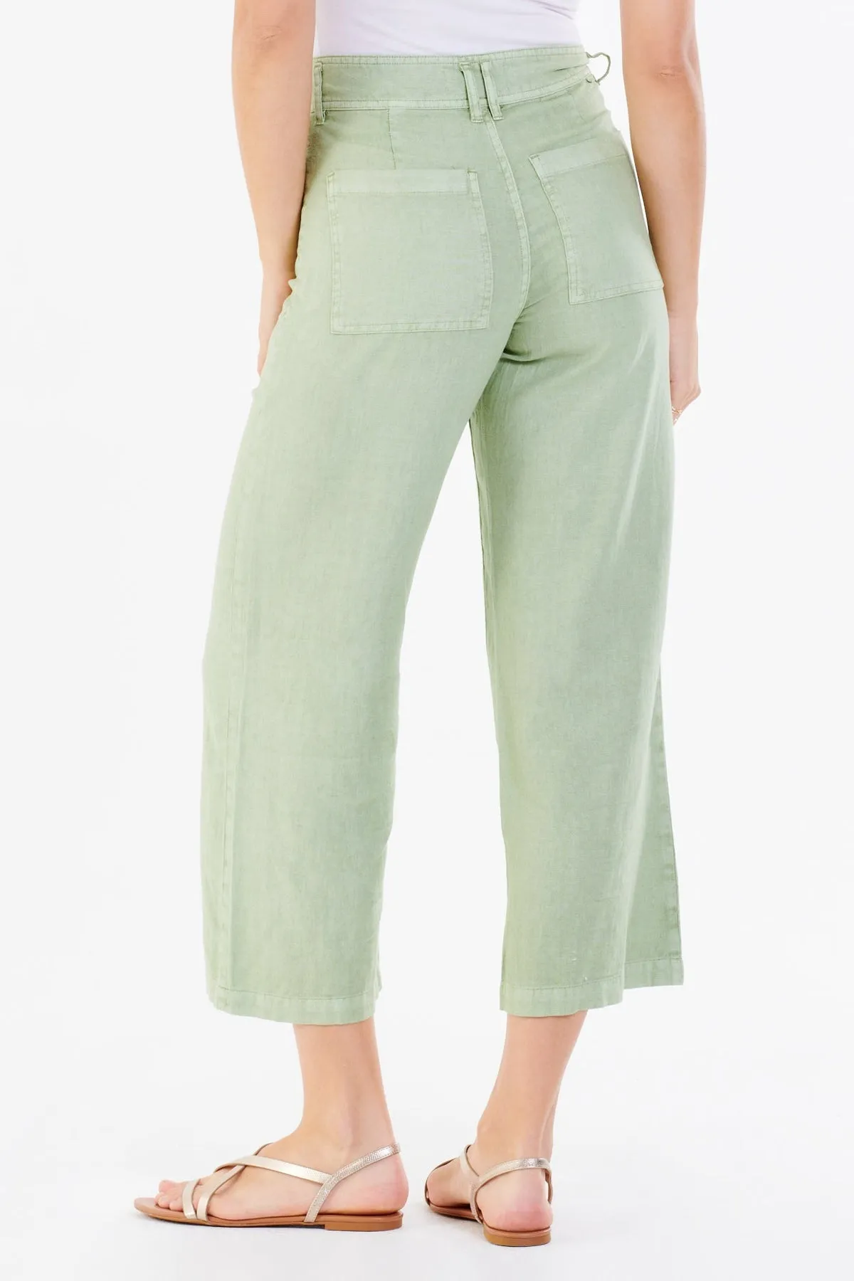 Audrey Lettuce Wide Leg Pants