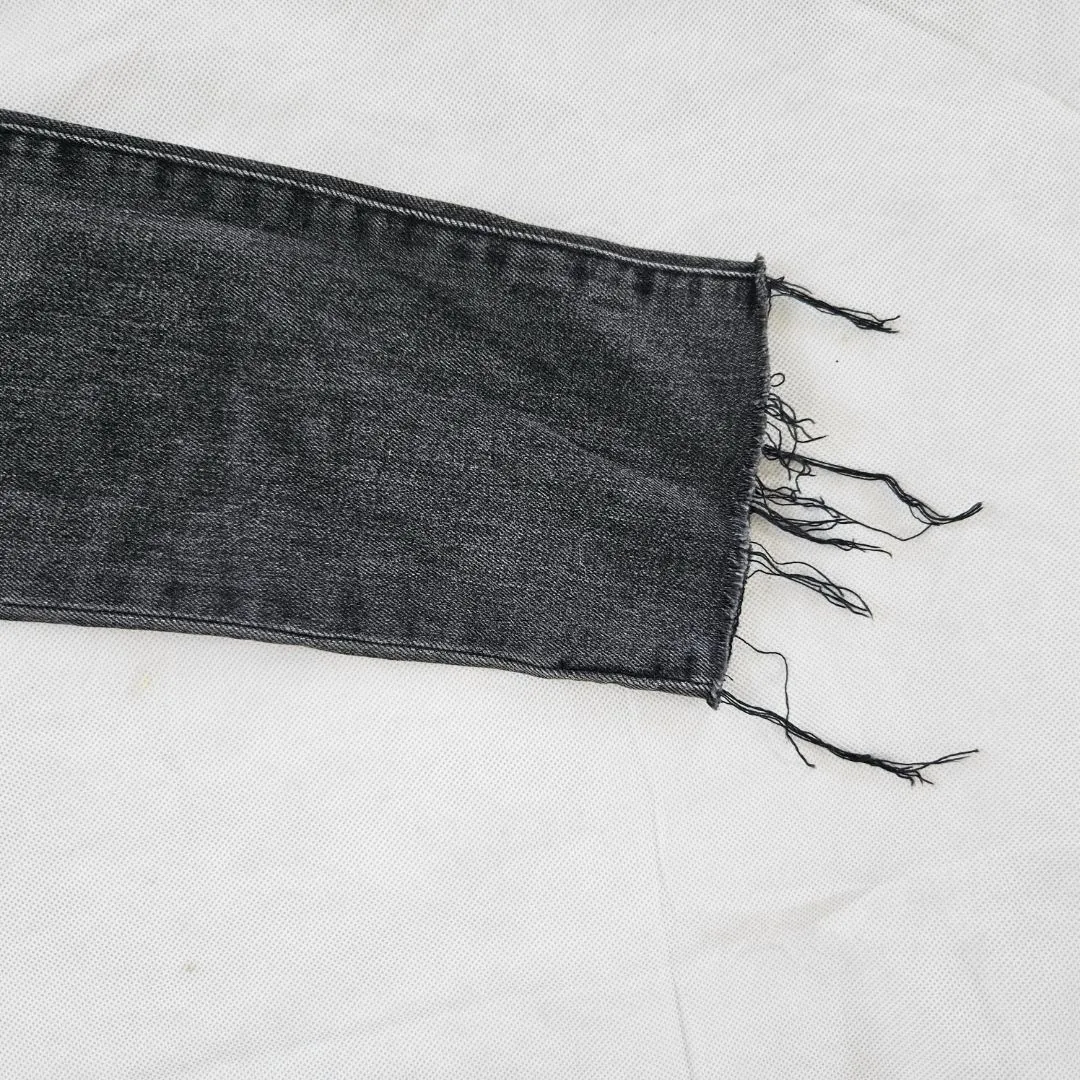 Balenciaga dark grey distressed/ripped denim skinny jeans