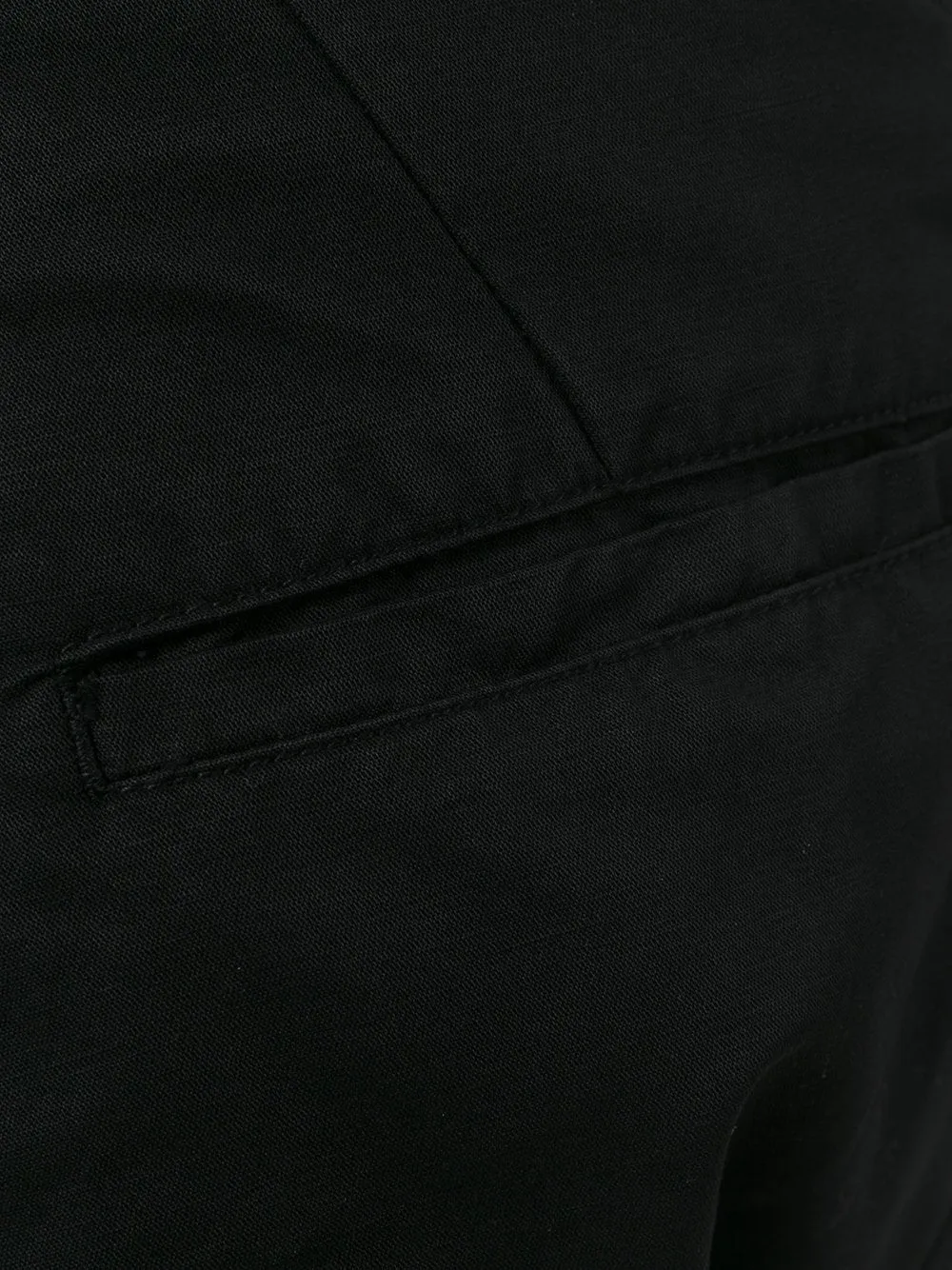 Black Dye Drop Crotch Pant