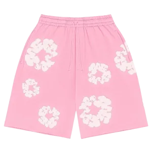 Denim Tears The Cotton Wreath Shorts 'Pink'