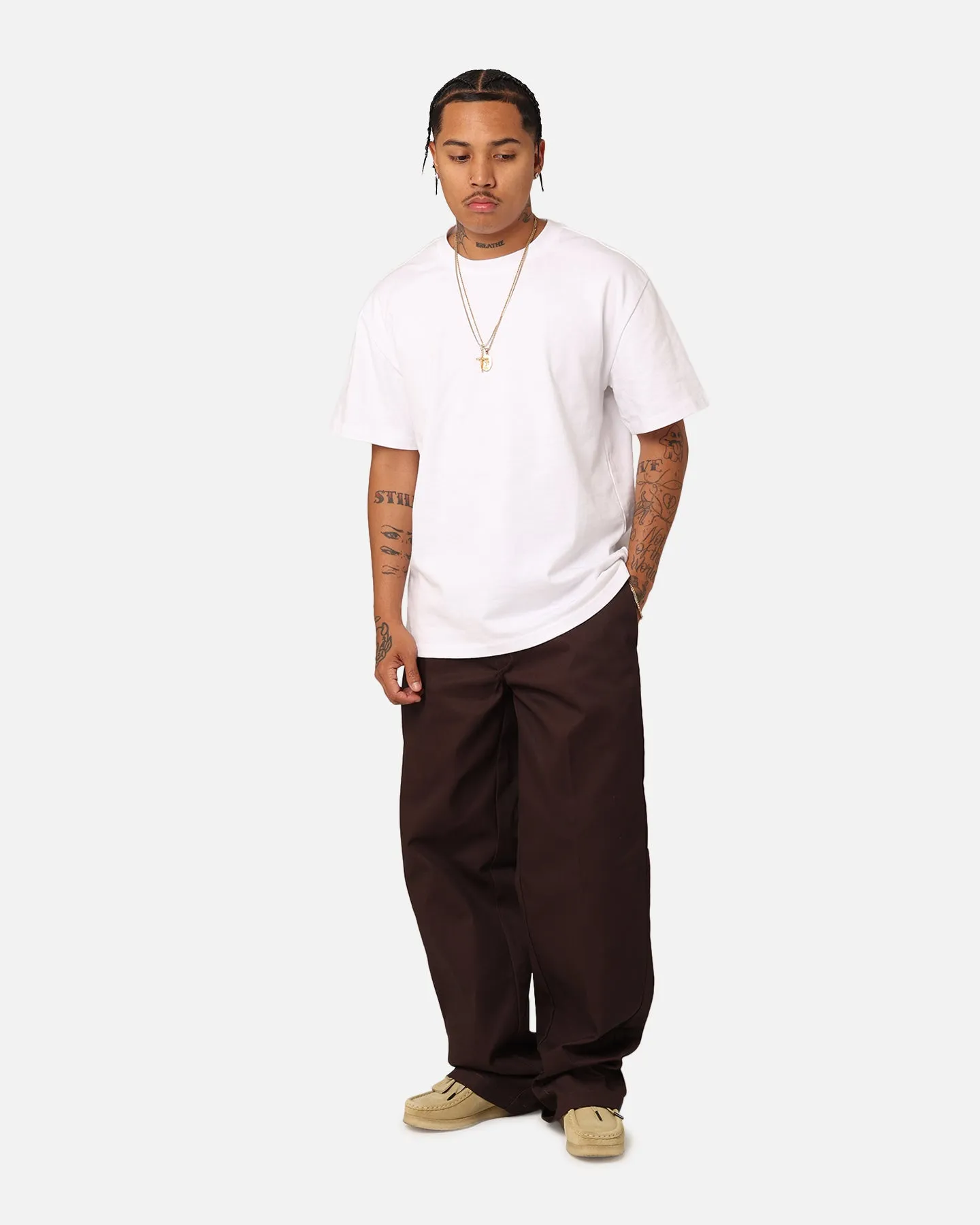 Dickies Super Baggy Loose Fit Pants Dark Brown