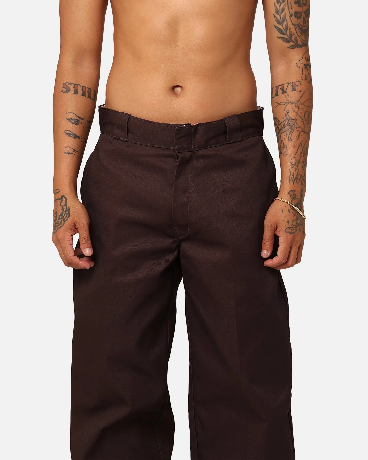 Dickies Super Baggy Loose Fit Pants Dark Brown