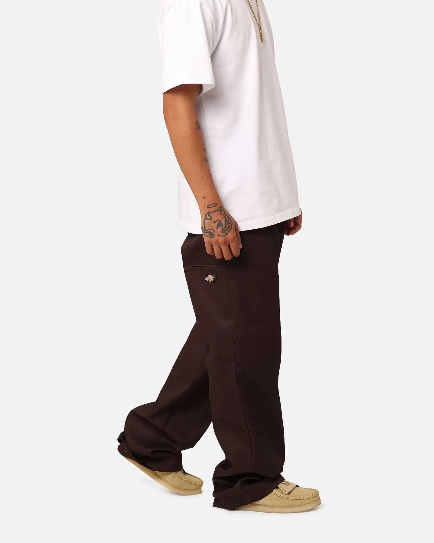 Dickies Super Baggy Loose Fit Pants Dark Brown