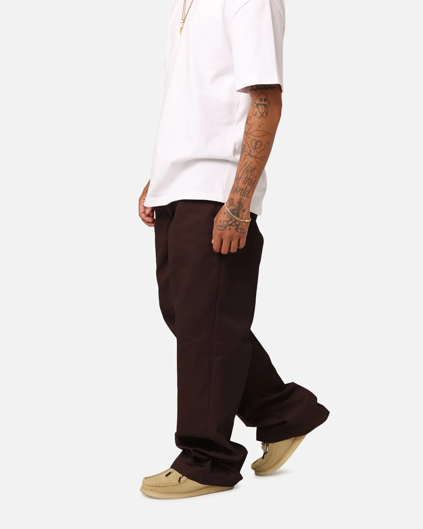 Dickies Super Baggy Loose Fit Pants Dark Brown