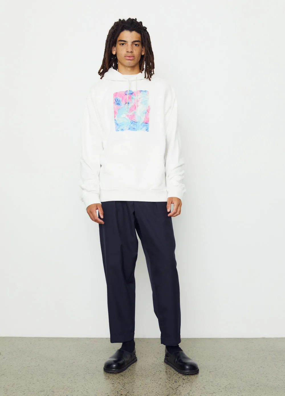 Drop-Crotch Cropped Pants