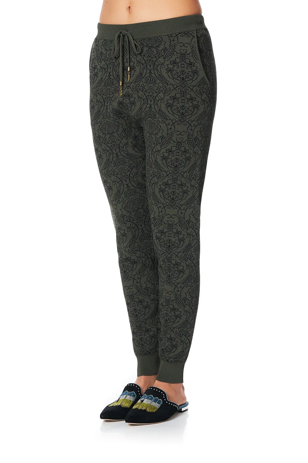 DROP CROTCH KNIT PANTS WATCHFUL WINGS