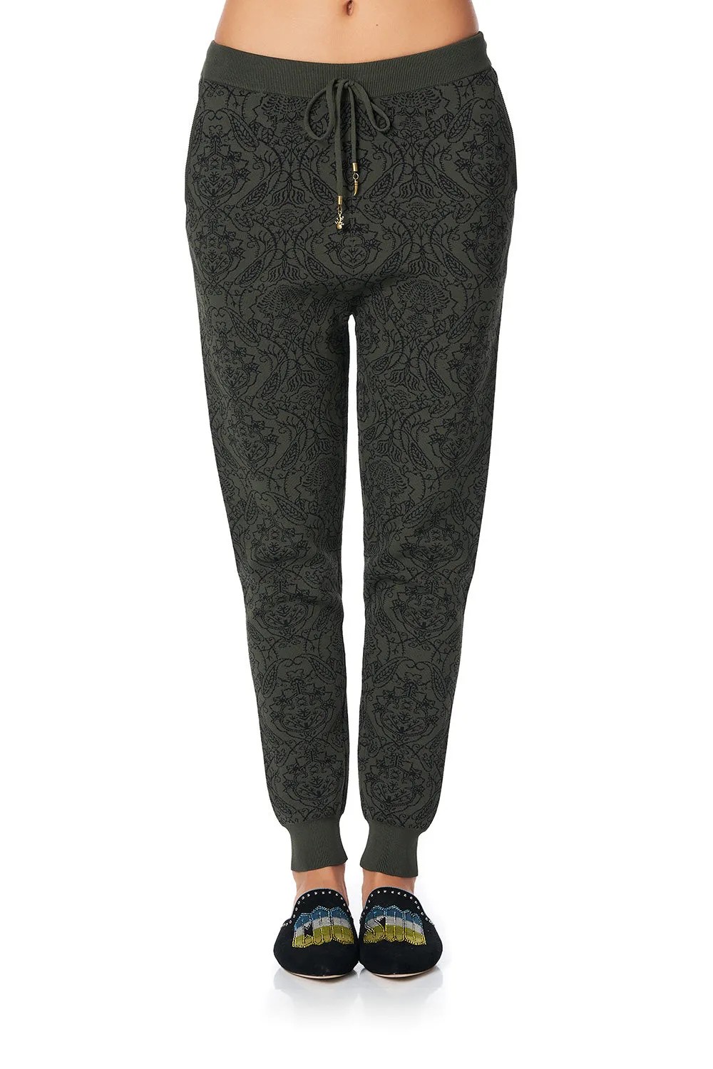 DROP CROTCH KNIT PANTS WATCHFUL WINGS