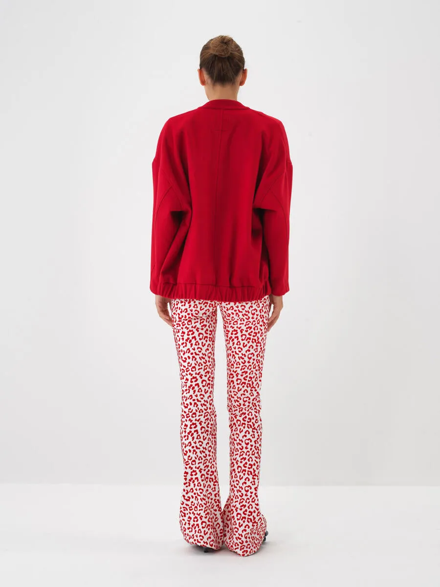 Elise Slim Fit Leopard Pants