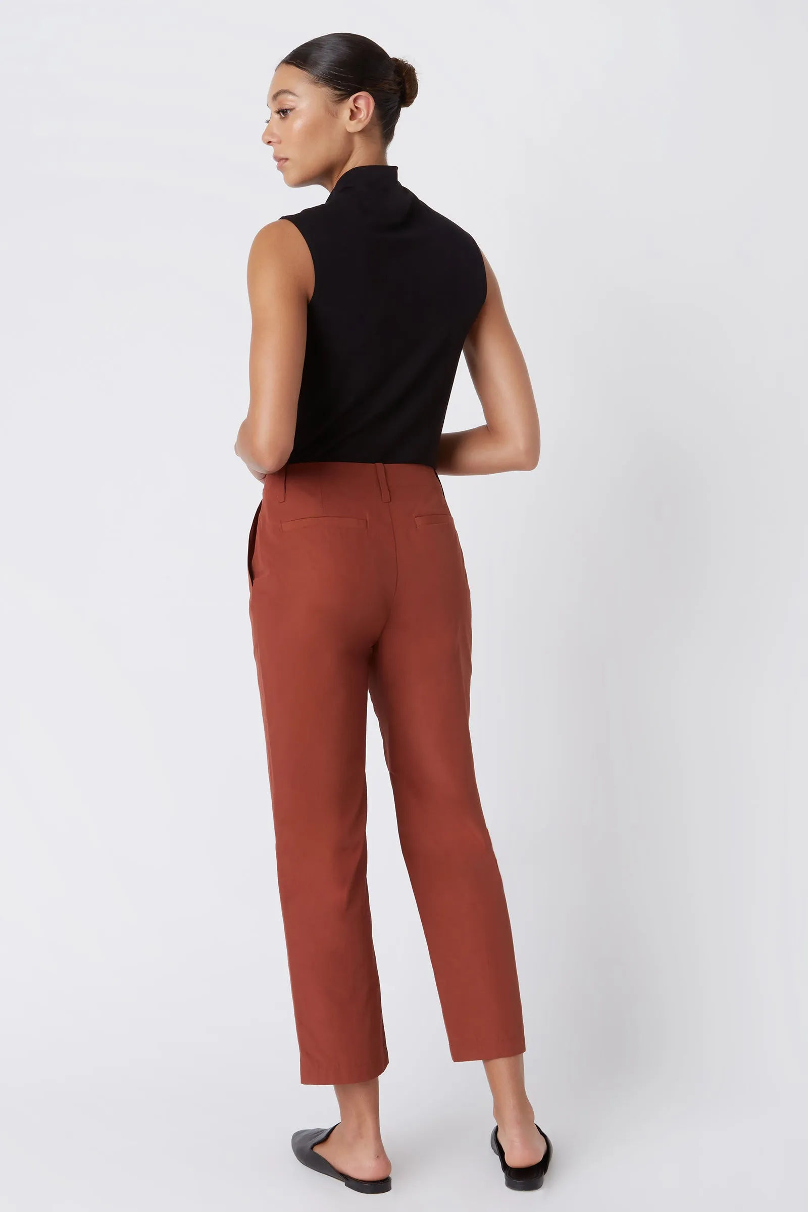 Francoise Cigarette Pant - Rust