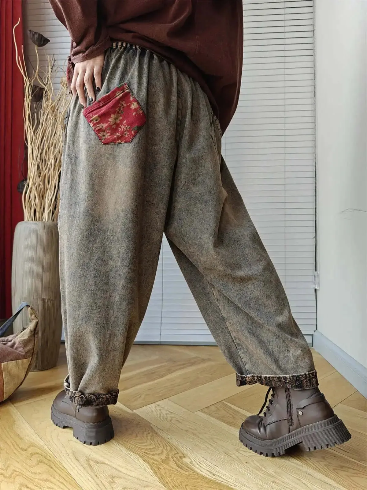 harem pants women with Personalized Drop Crotch Style