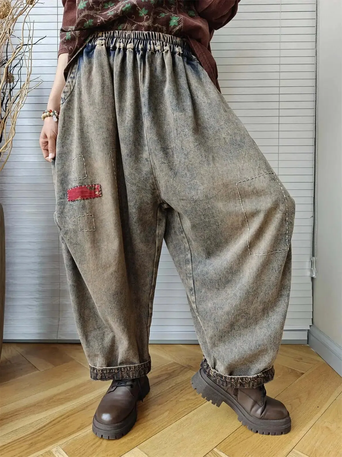 harem pants women with Personalized Drop Crotch Style