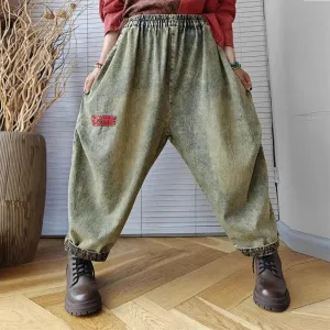 harem pants women with Personalized Drop Crotch Style
