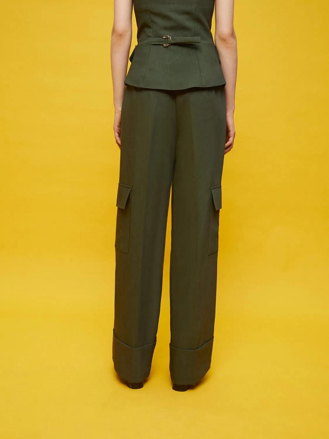 High waist double trot