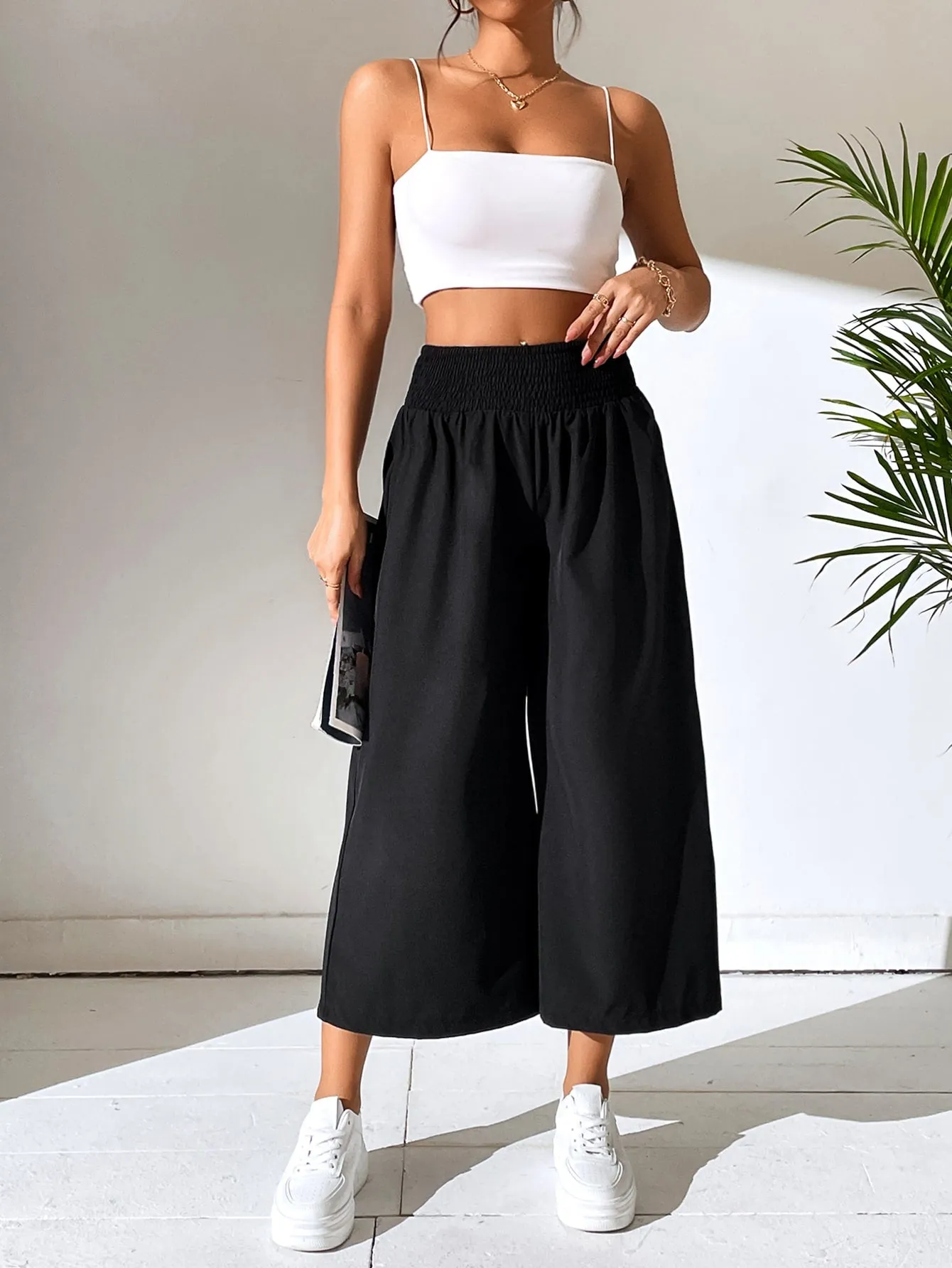 High Waist Wide Leg Pants SS23