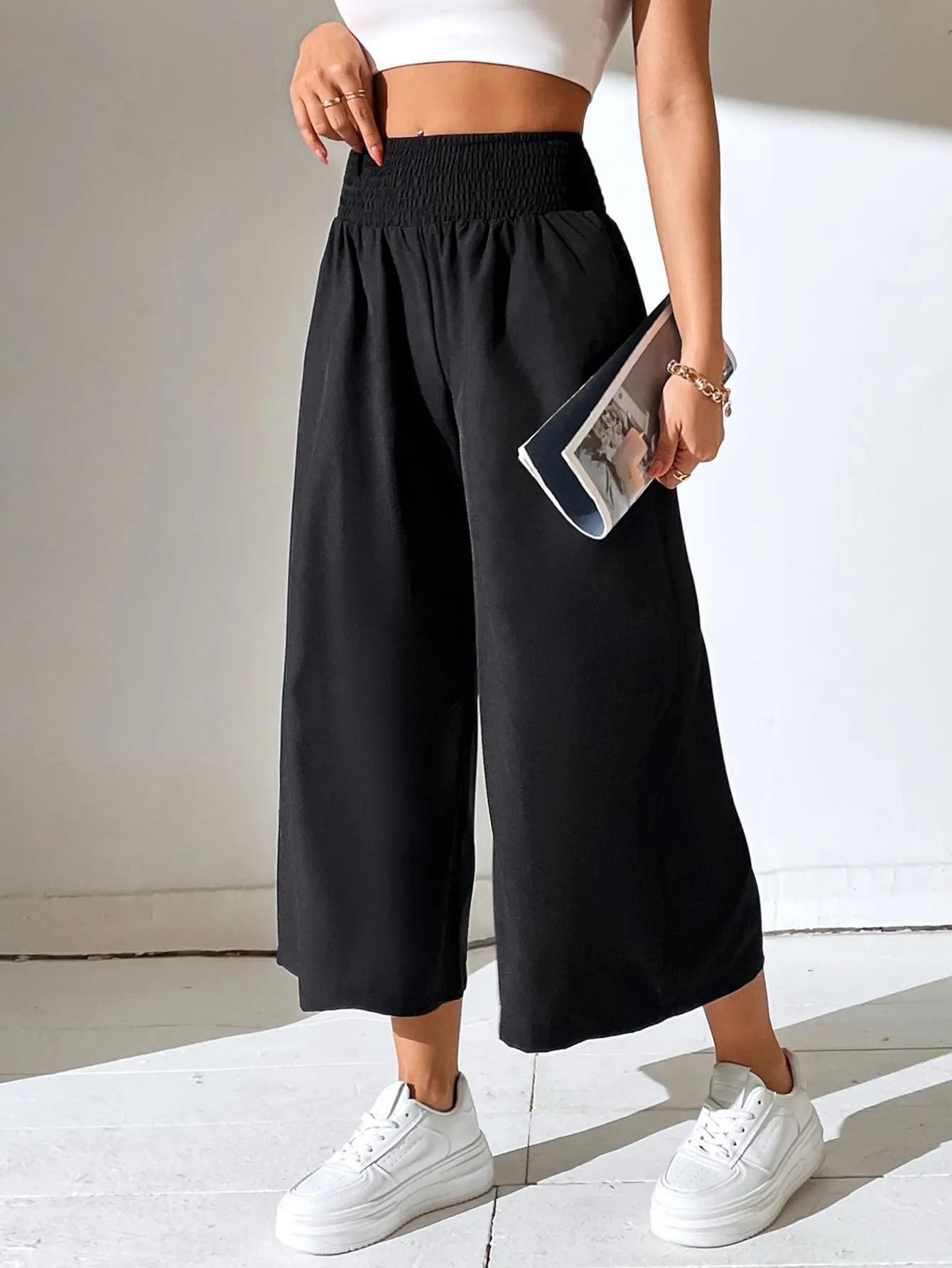 High Waist Wide Leg Pants SS23