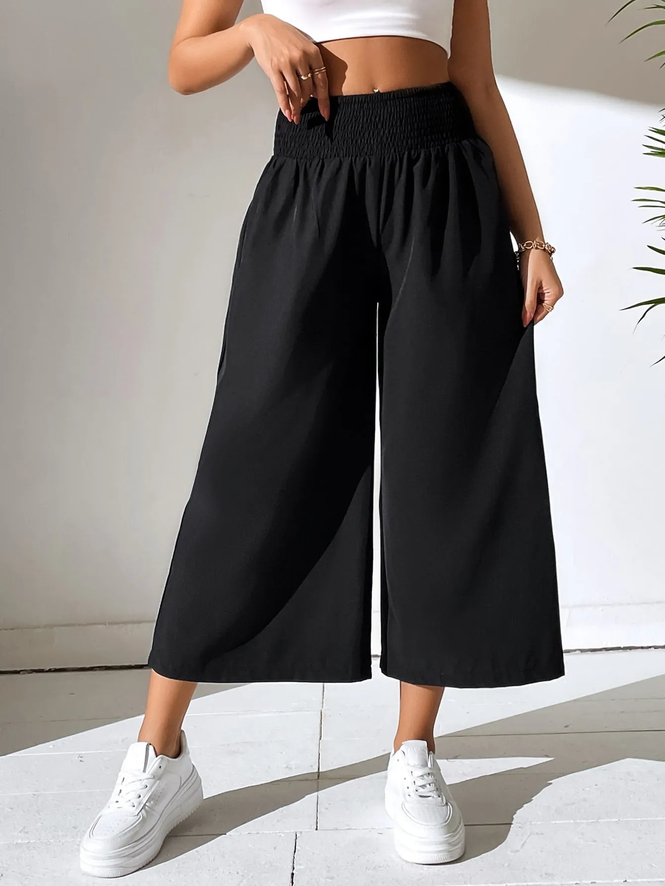High Waist Wide Leg Pants SS23