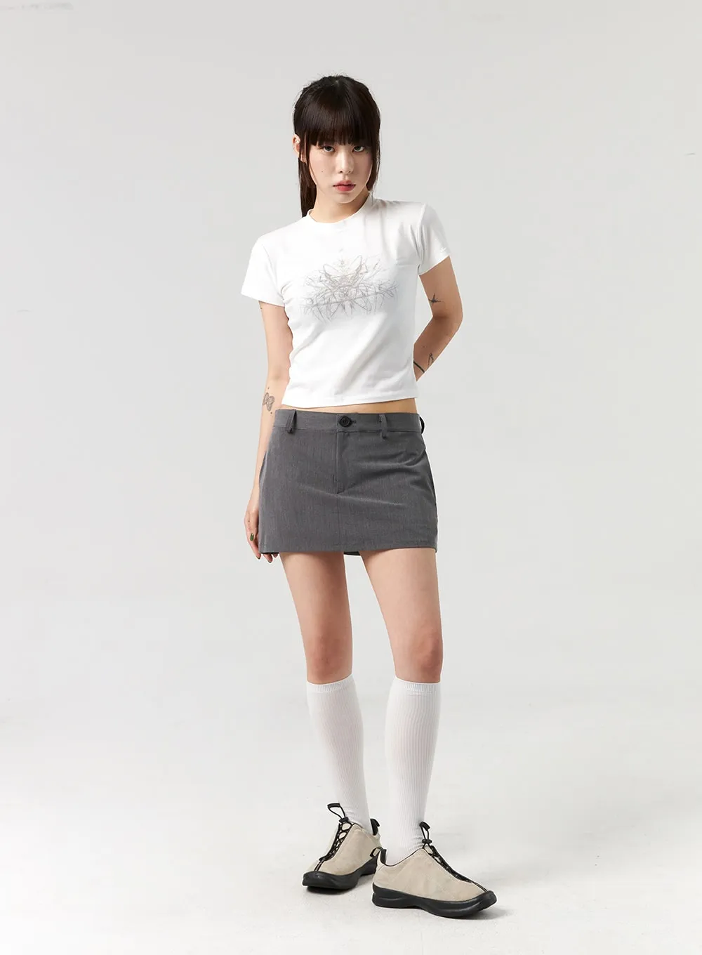 Low Rise Skort CL327