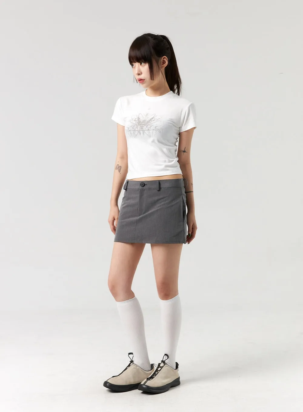 Low Rise Skort CL327