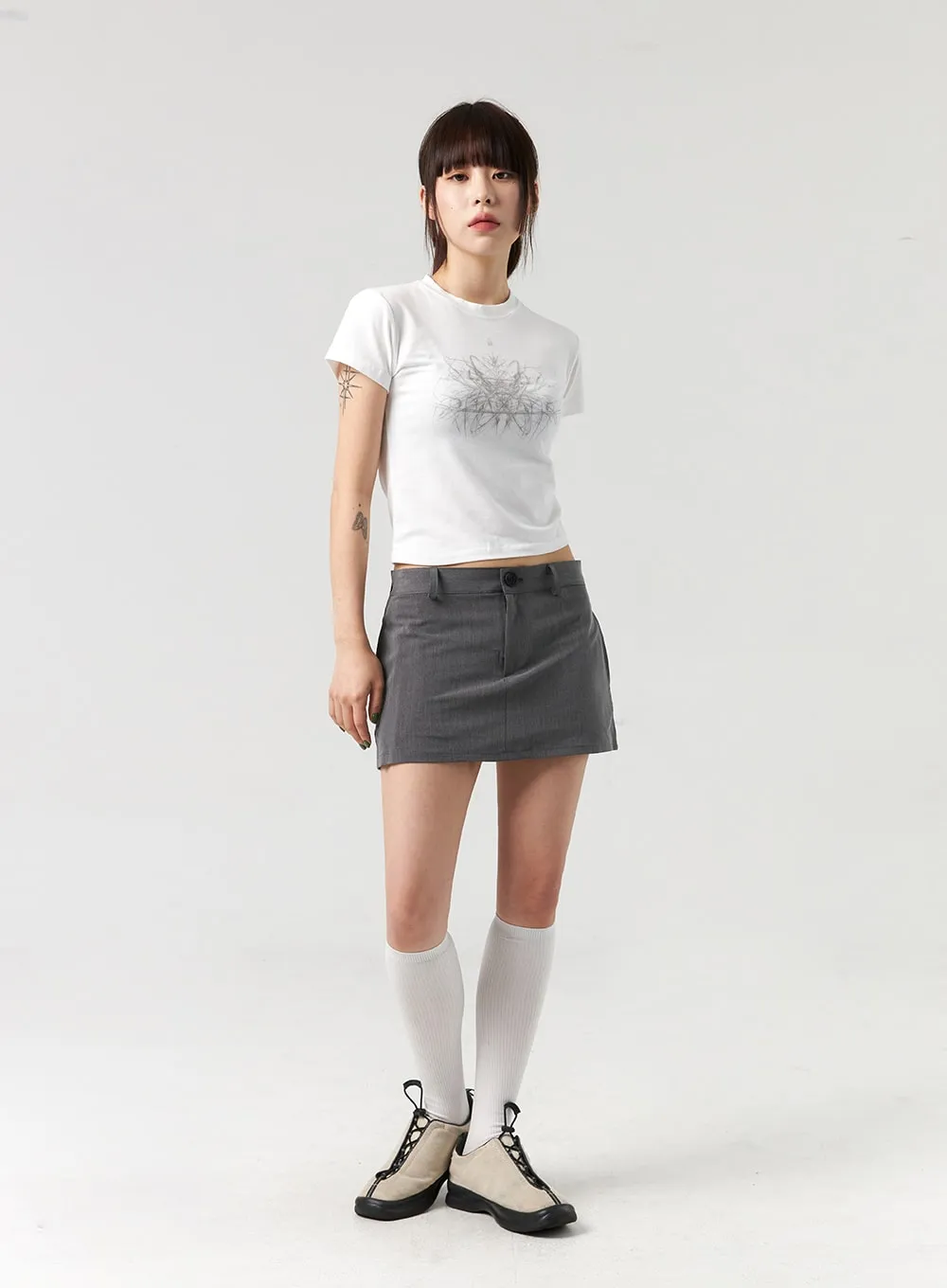Low Rise Skort CL327