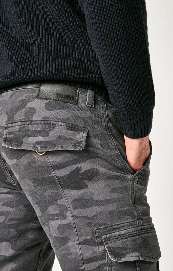 MARCUS SLIM STRAIGHT CARGO IN GREY CAMO