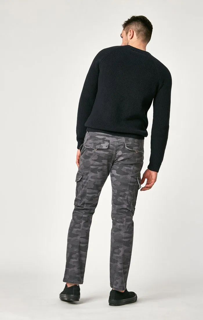MARCUS SLIM STRAIGHT CARGO IN GREY CAMO