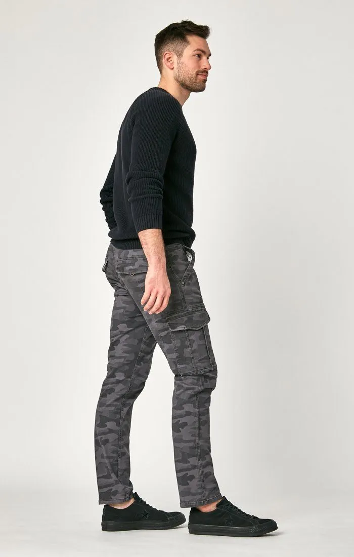 MARCUS SLIM STRAIGHT CARGO IN GREY CAMO
