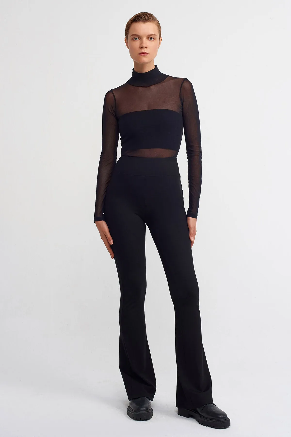 Nu Solid High Waist Leggings Black
