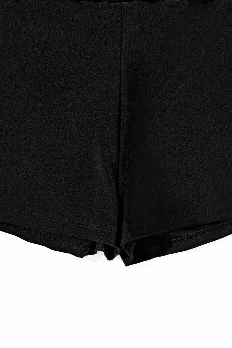 Petal Wrap Flowy Swim Shorts