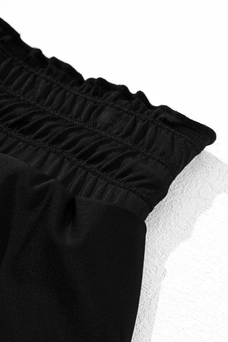 Petal Wrap Flowy Swim Shorts