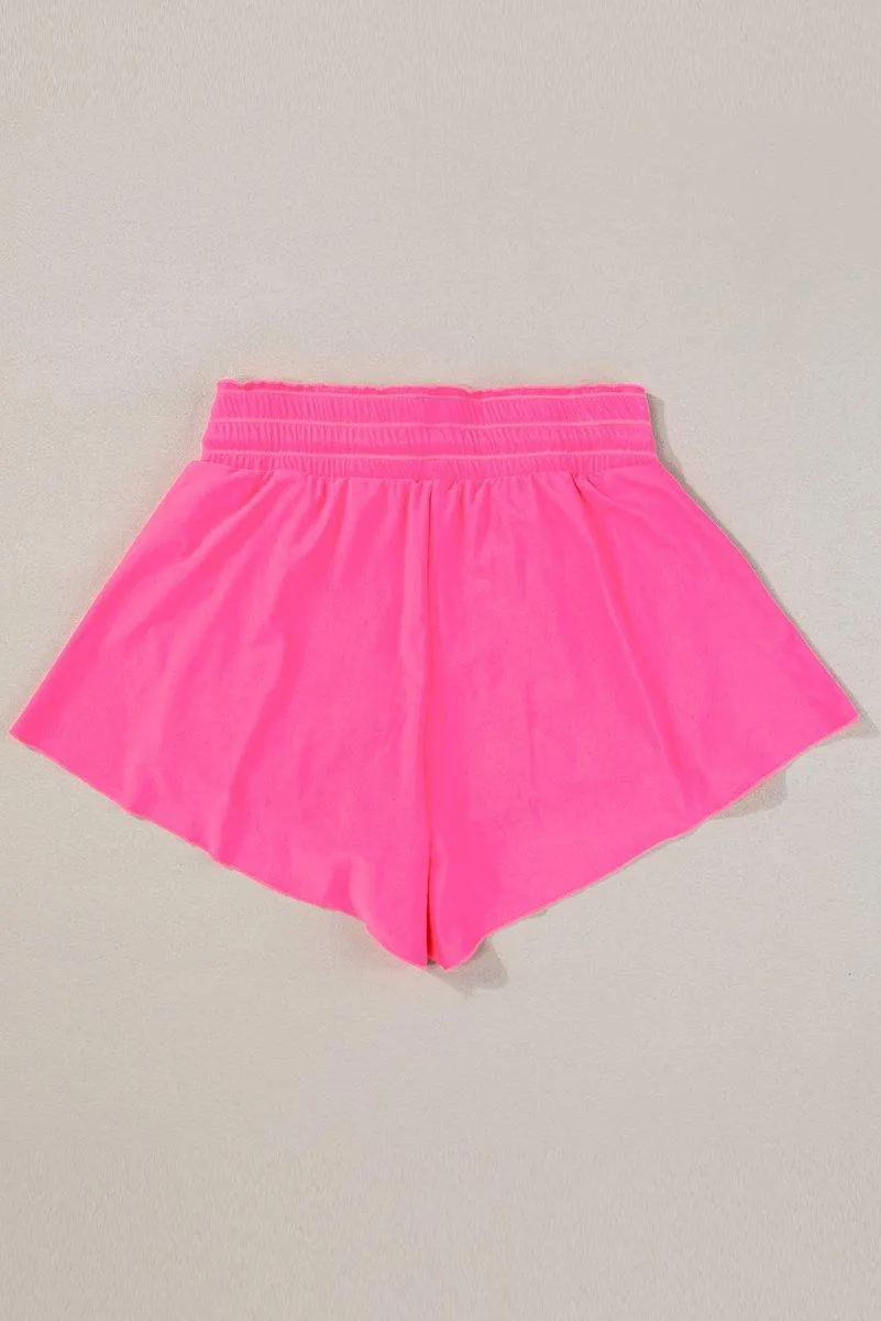 Petal Wrap Flowy Swim Shorts