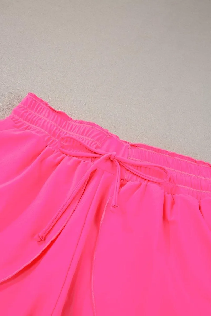 Petal Wrap Flowy Swim Shorts
