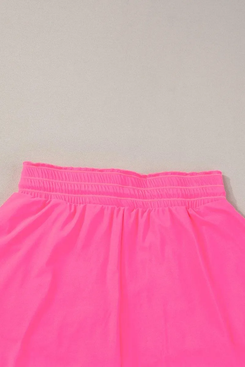 Petal Wrap Flowy Swim Shorts