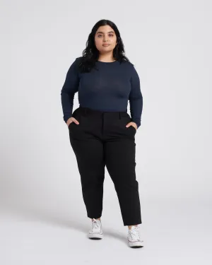 Petite Cigarette Pants - Black