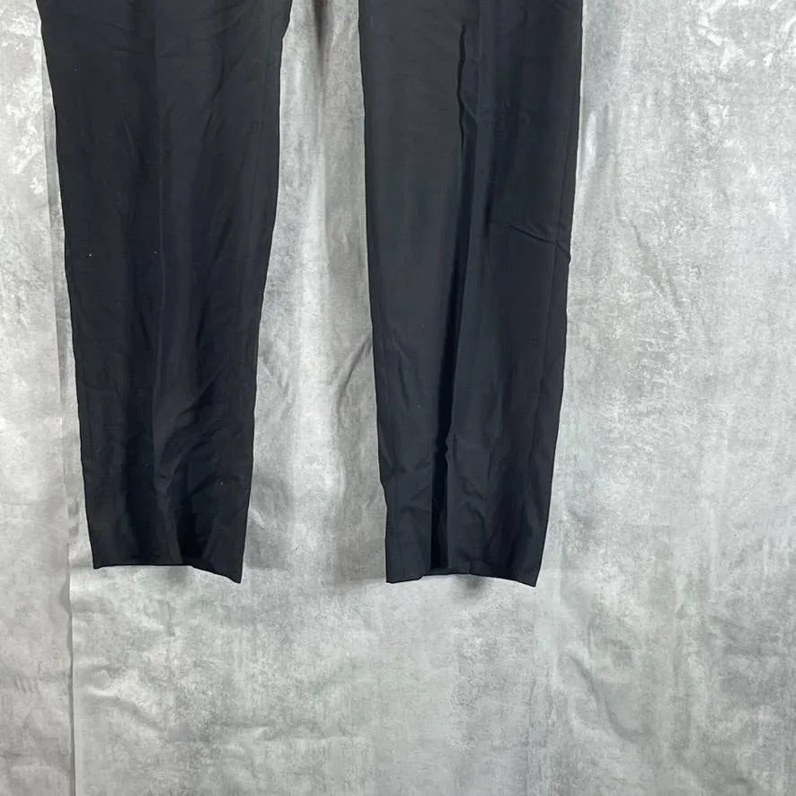 REACTION KENNETH COLE Men's Black Techni-Cole Slim-fit Dress Pants SZ 38X30