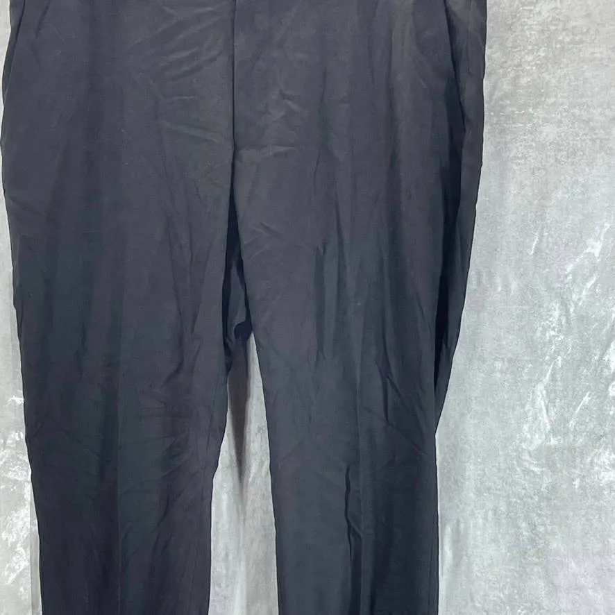REACTION KENNETH COLE Men's Black Techni-Cole Slim-fit Dress Pants SZ 38X30
