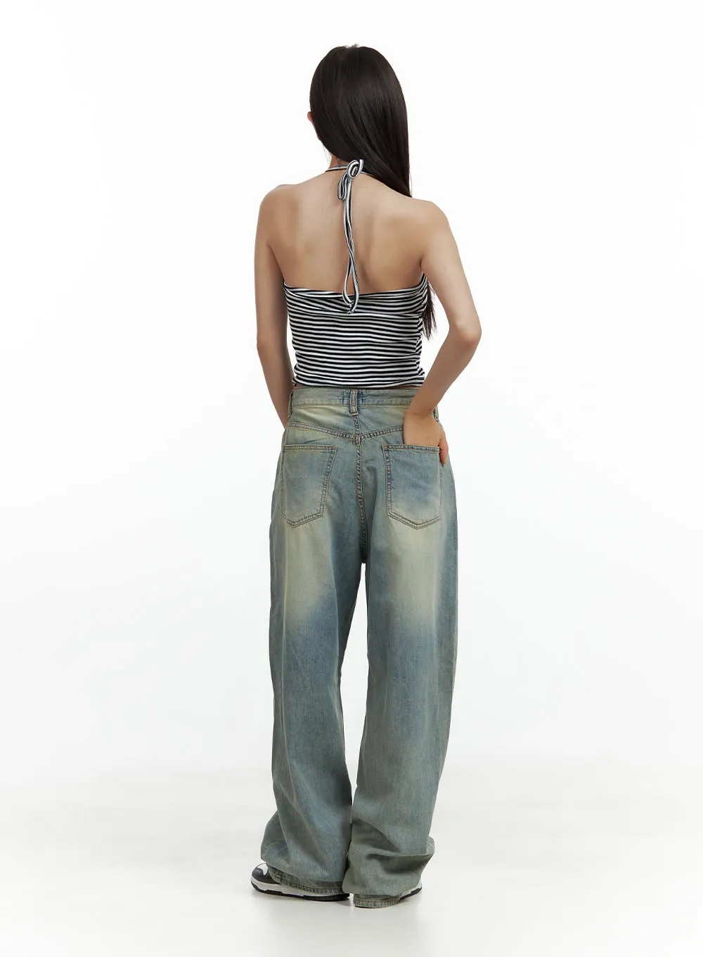 Relaxed Wide-Leg Jeans CU420