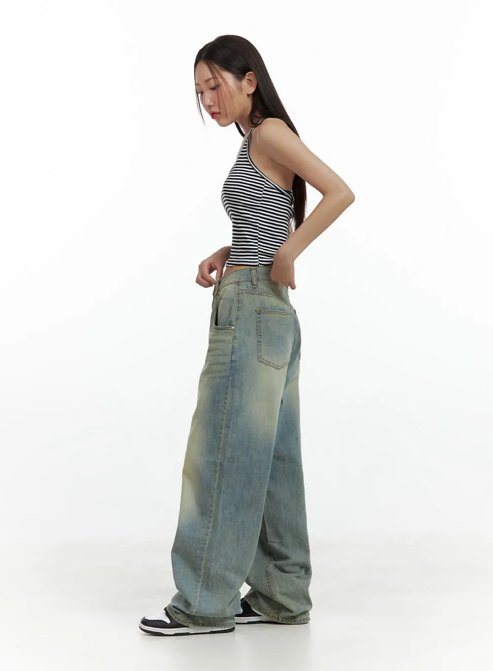 Relaxed Wide-Leg Jeans CU420