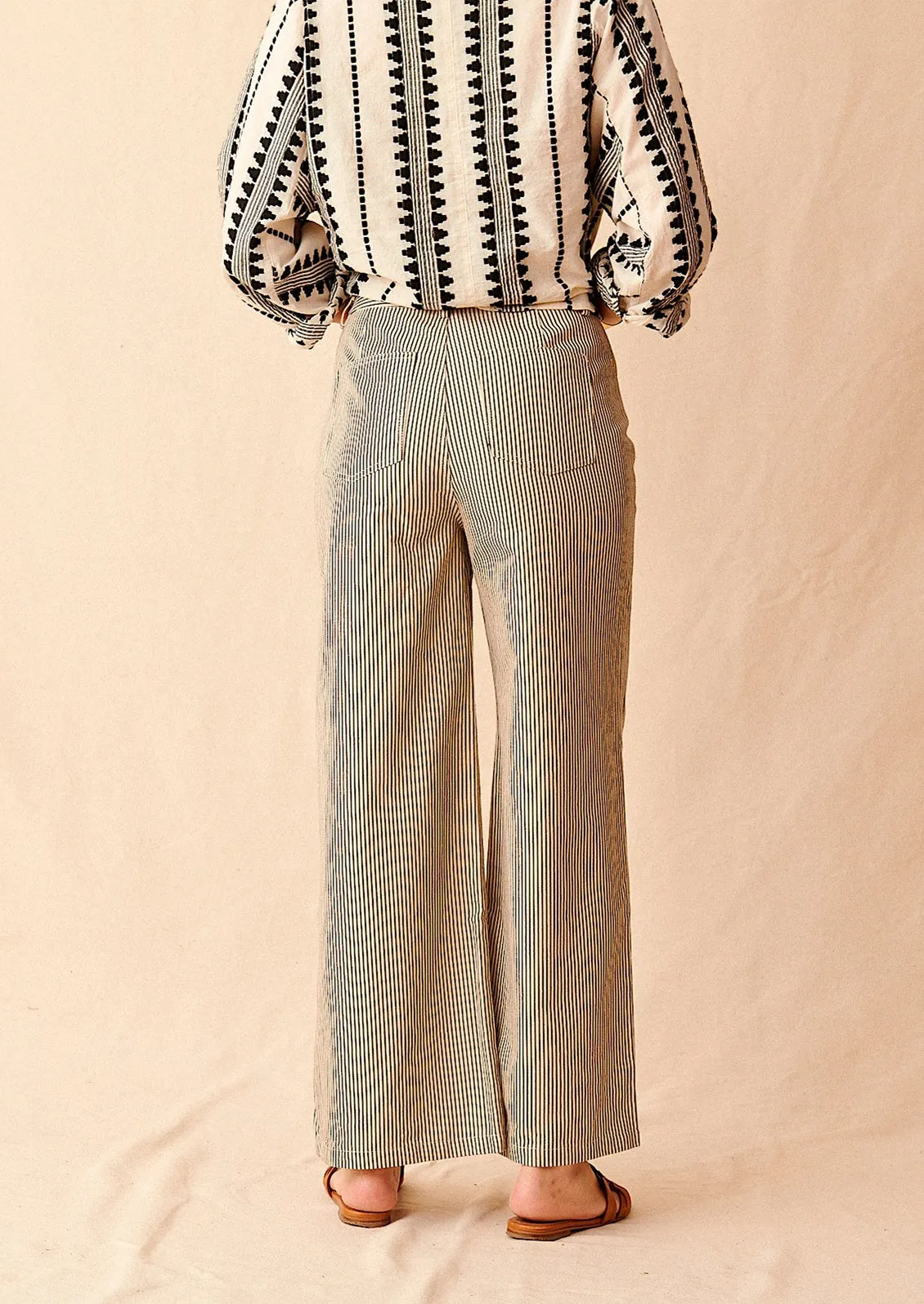 Remy Pants in Railroad Stripe