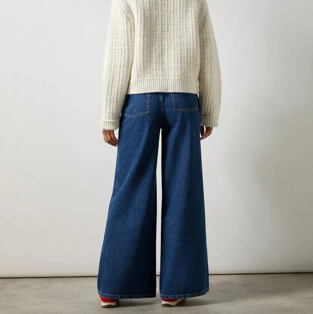 Ro&Zo Blue Wide Leg Jeans