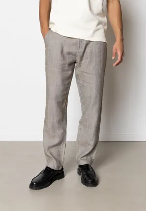 Roman linen pants - Khaki Melange