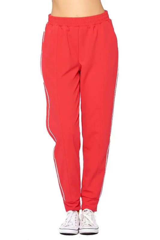 Stripe Jogger Drawstring Pants