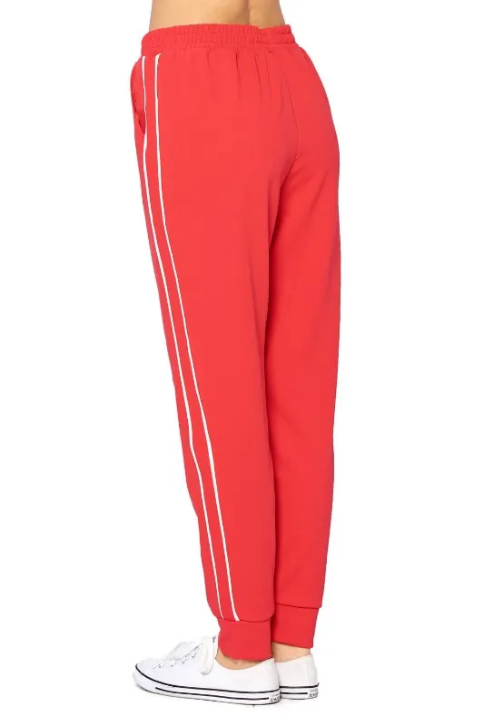 Stripe Jogger Drawstring Pants